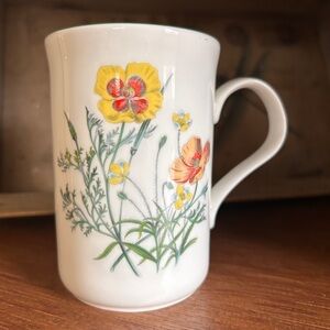 Beautiful Kingsbury Floral Patterned Fine Bone China Mug, Never Used